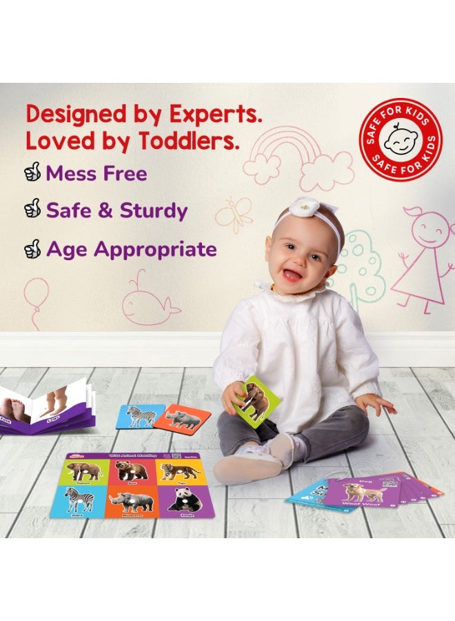 Smartivity Montessori Based Play Set Puzzle Game for Toddlers - 1 Year Olds | 5 Preschool Learning Activity Kit | 1st First Birthday Gift for 1 Year Old Girl & Boy I Fine Motor Skills, Colors - Image 2