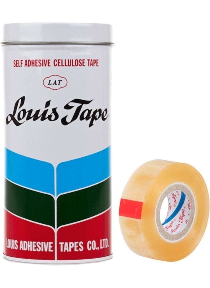 Bigpoint Louis Tape Cellophane Tape 18 mm x 33 M 8 Pack Tin  - Image 1