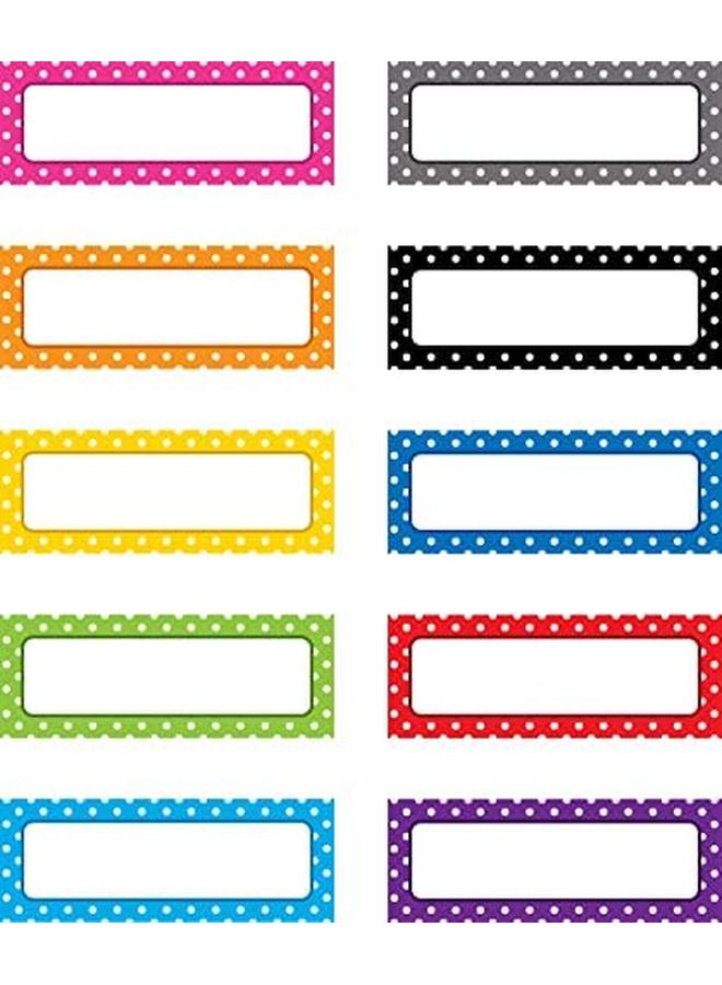 Teacher Created Resources Polka Dots Magnetic Labels 20650 - Image 3