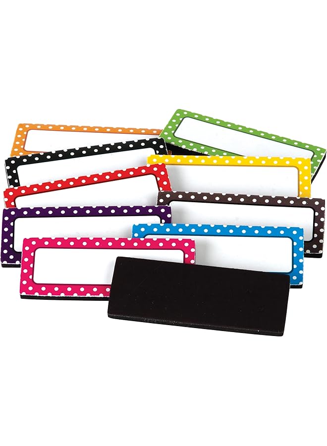 Teacher Created Resources Polka Dots Magnetic Labels 20650 - Image 1