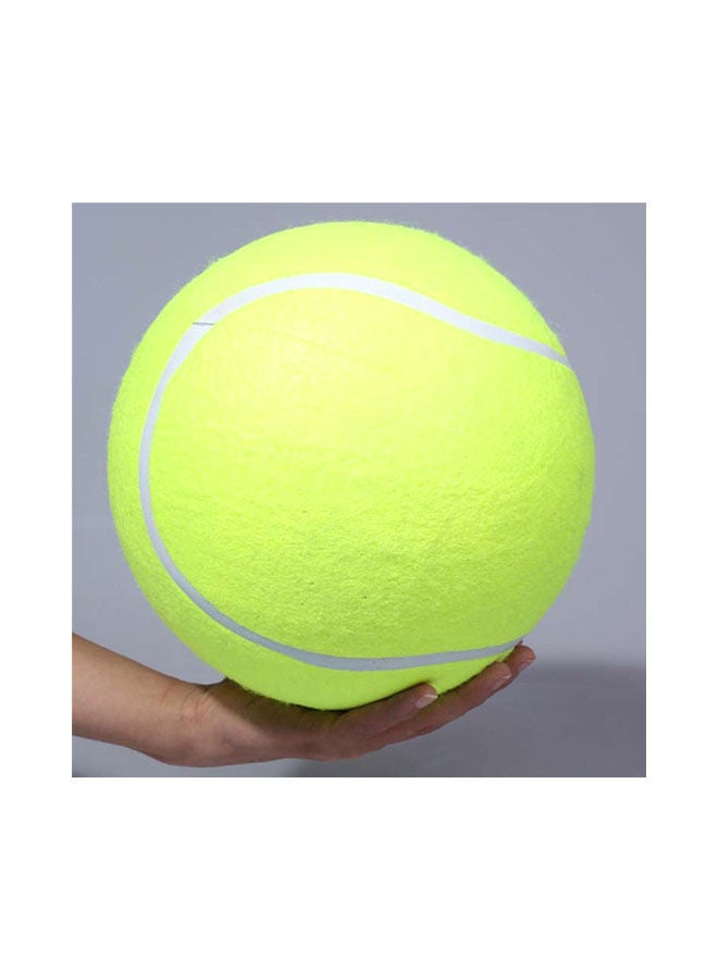 NIBEMINENT Giant Tennis Ball For Dog Chew Toy Lemon Green 24centimeter - Image 4
