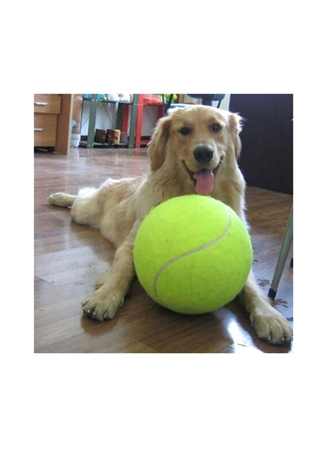 NIBEMINENT Giant Tennis Ball For Dog Chew Toy Lemon Green 24centimeter - Image 5