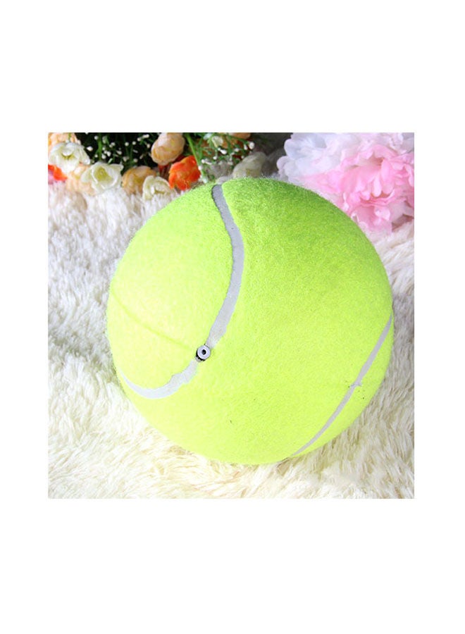 NIBEMINENT Giant Tennis Ball For Dog Chew Toy Lemon Green 24centimeter - Image 3
