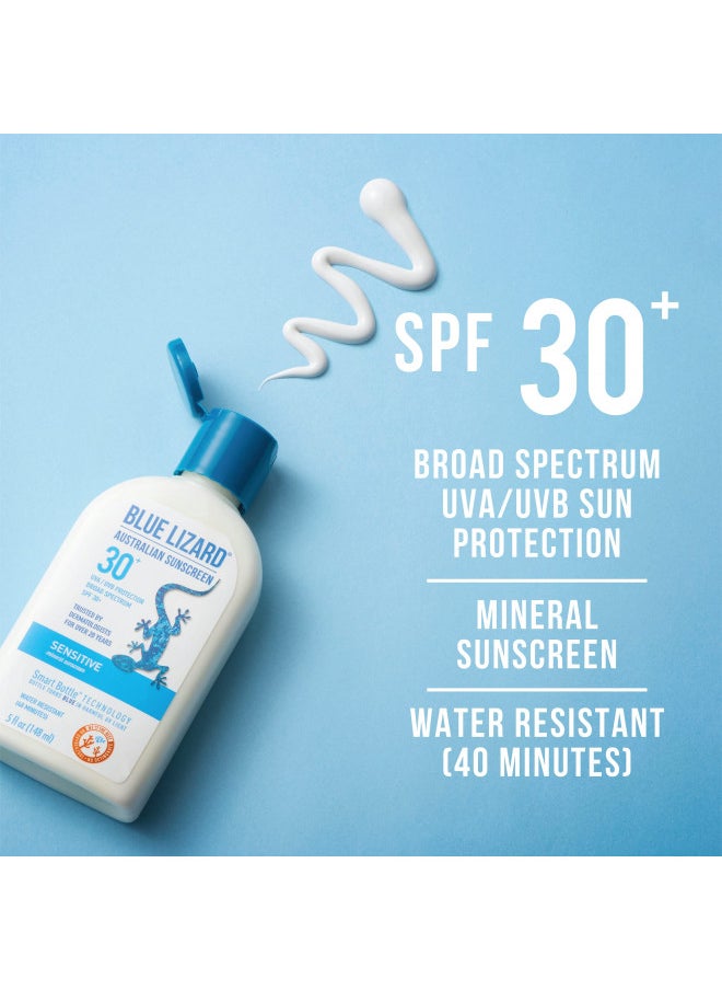 BLUE LIZARD - Blue Lizard Australian Sunscreen Sensitive SPF 30+, 5-Ounce - Image 1