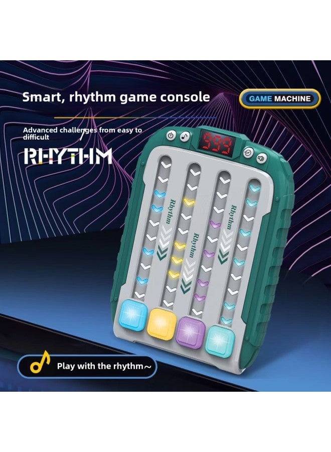 Puzzle Breakthrough Game Machine Rhythm Master Challenge Music Concentration Thinking Training Decompression Artifact Toy Wholesale-Color:【color Box】 Rhythm Master-blue-Specifications:With A Set Of  - Image 2