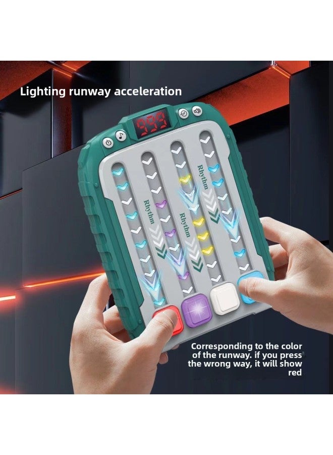 Puzzle Breakthrough Game Machine Rhythm Master Challenge Music Concentration Thinking Training Decompression Artifact Toy Wholesale-Color:【color Box】 Rhythm Master-blue-Specifications:With A Set Of  - Image 3