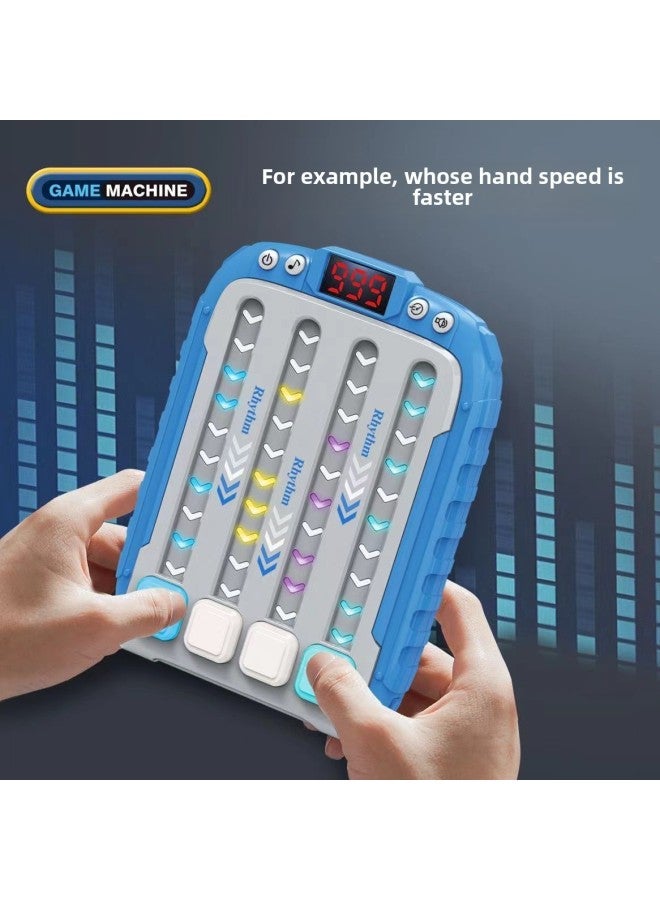 Puzzle Breakthrough Game Machine Rhythm Master Challenge Music Concentration Thinking Training Decompression Artifact Toy Wholesale-Color:【color Box】 Rhythm Master-blue-Specifications:With A Set Of  - Image 4