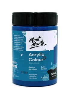 Mont Marte Mont Marte Acrylic Colour Paint 300ml - Deep Cyan 