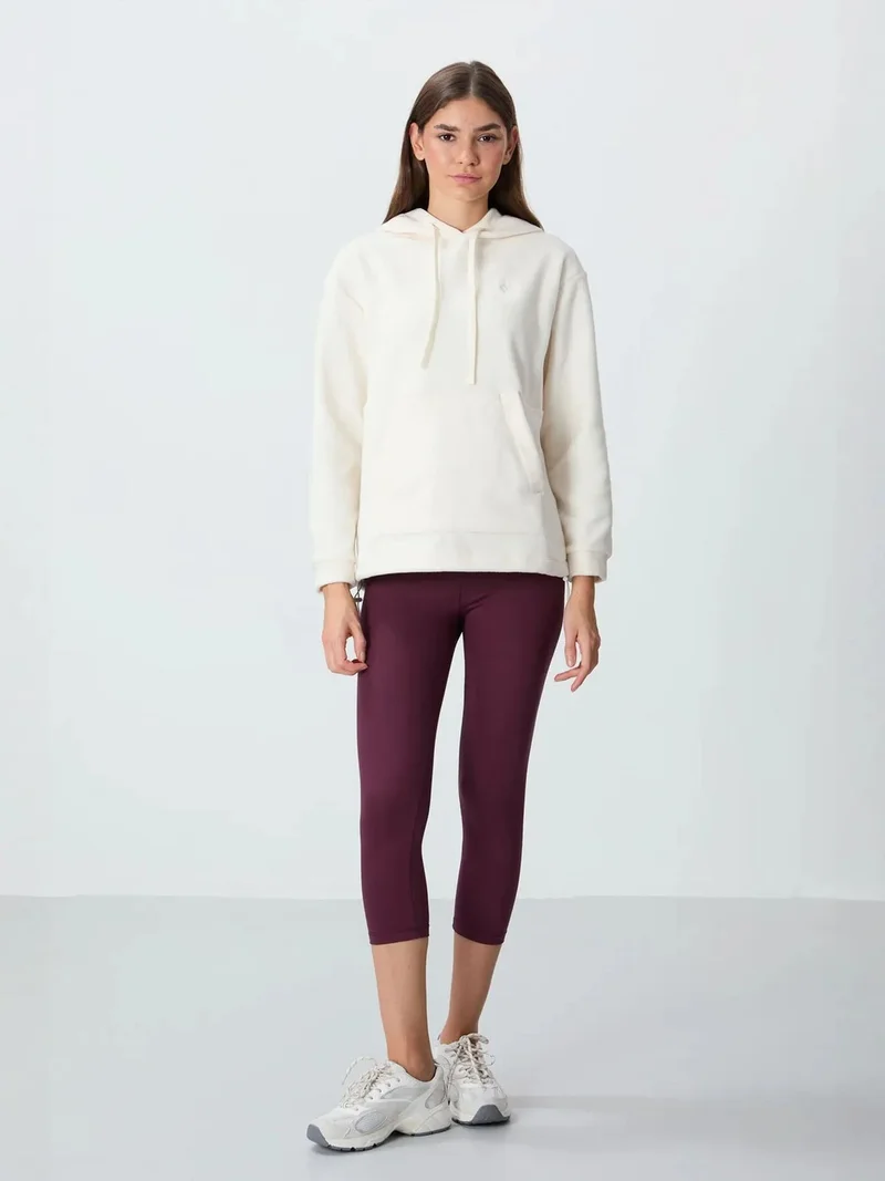 تومي لايف TOMMY Oversized Plush Hoodie With Embroidery