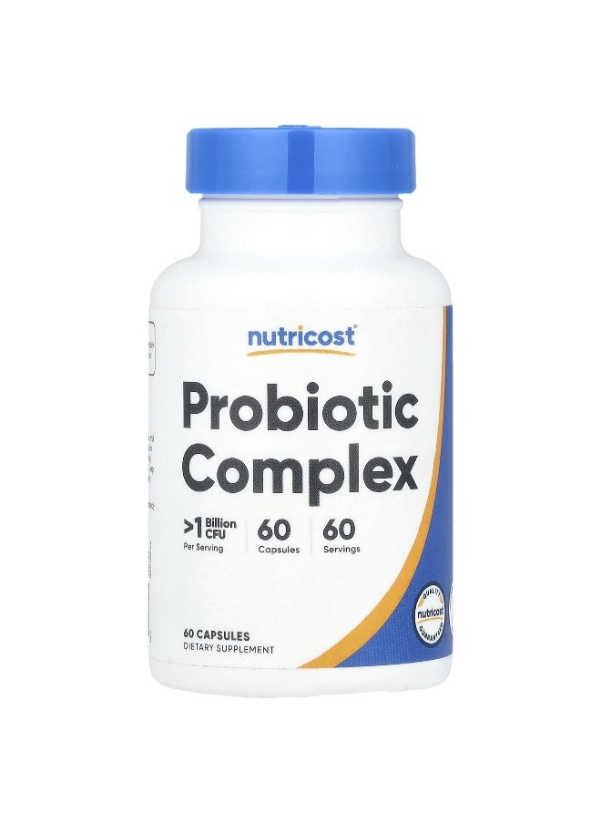 Nutricost - Nutricost, Probiotic Complex, >1 Billion CFU, 60 Capsules - Image 1