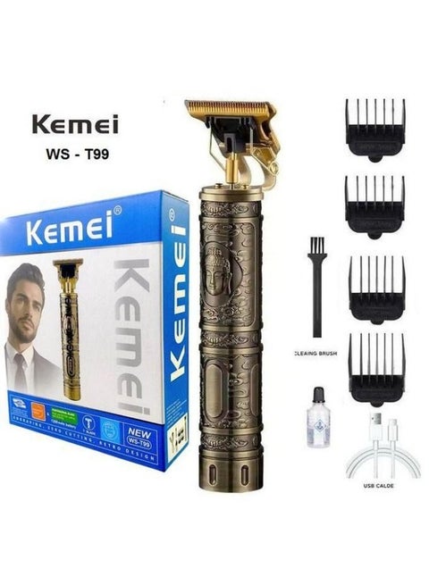 Rechargeable Hair Trimmer Zero Blade For Men WS-T99