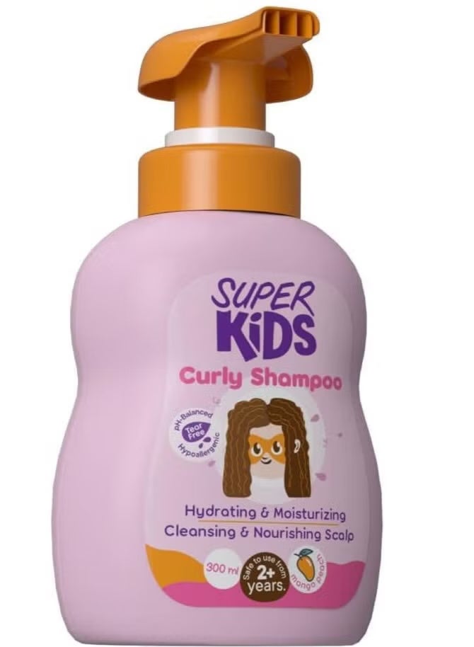 Super Kids Curly Shampoo Mango Peach 300 ML