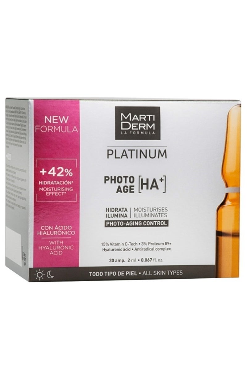 Martiderm Platinum Photo Age [HA]+ Moisturizing Ampoules 30units - Image 1