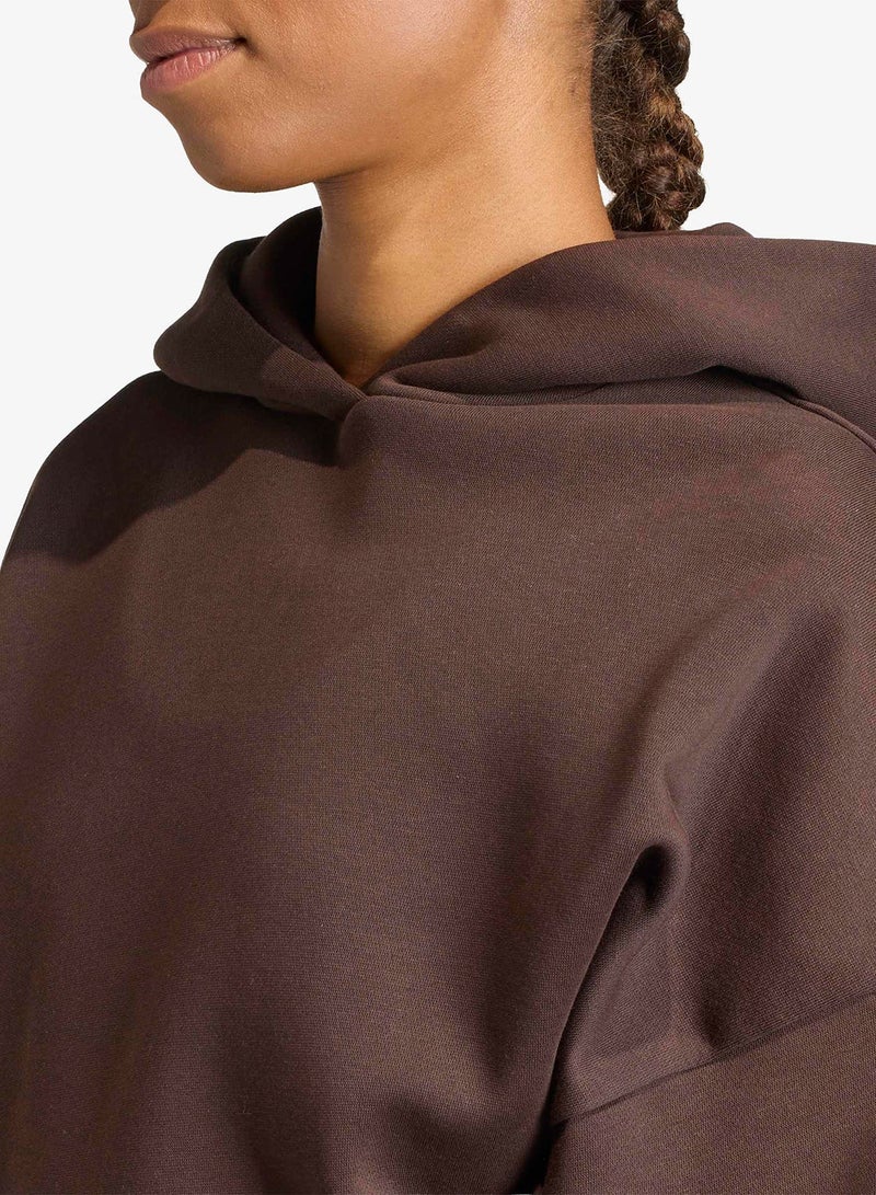 Adidas Hyperglam Cropped Hoodie - Image 3