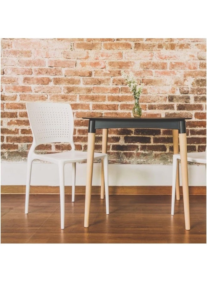 TRAMONTINA Since 1911,Made in Brazil-  Safira White Polypropylene and Fiberglass Chair - Image 2
