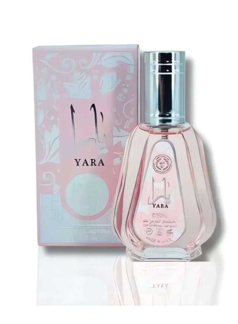 Ard Al Zaafaran Ard Al Zafran Yara Eau De Parfum for Women 50ml | Long Lasting Floral Oriental Perfume | Elegant Fragrance for Daily & Special Occasions - Image 1