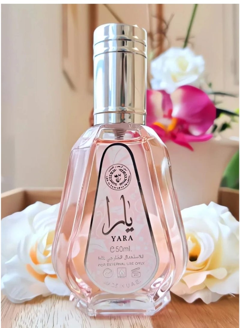 Ard Al Zaafaran Ard Al Zafran Yara Eau De Parfum for Women 50ml | Long Lasting Floral Oriental Perfume | Elegant Fragrance for Daily & Special Occasions - Image 2