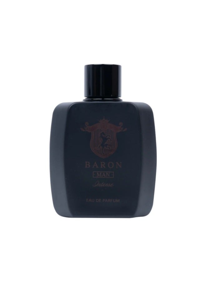 INTENSE BARON MAN Eau de Parfum – 100ml for Men | Bold & Sophisticated Fragrance with Leather, Amber, and Floral Notes - Image 2