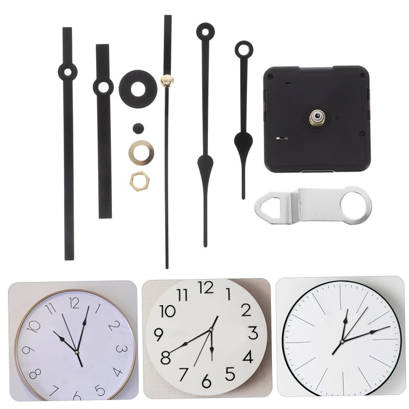 2 Pairs DIY Silent Clock Movement Kit With Clock Hands For Wall Clock Repair Easy Assembly - Image 4