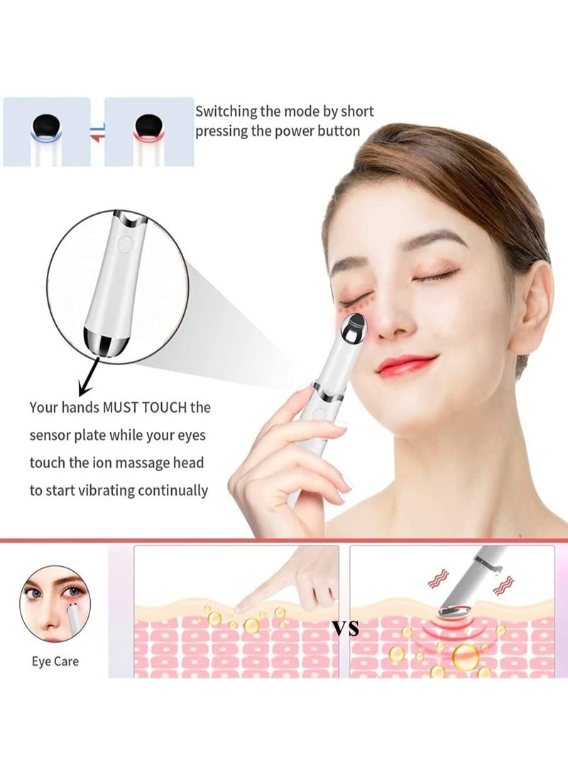 general Ultrasonic Face Massager,Red Blue Light Therapy Toning Devices for Anti-Aging Anti-wrinkles Skin Rejuvenation - Image 3