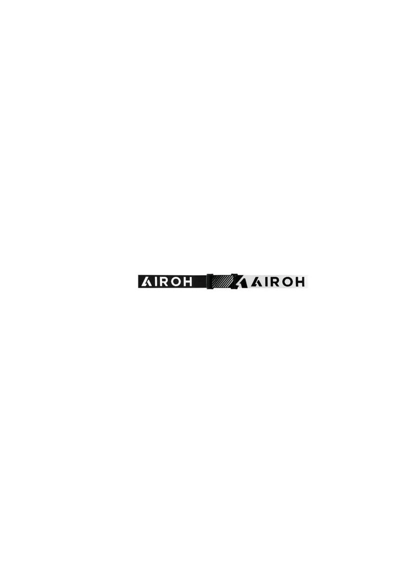 Airoh - Strap Xr1 - Black / White - Image 1