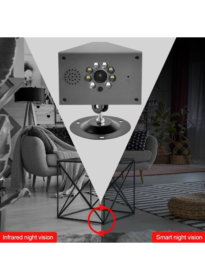 5MP Wifi Security Camera Wireless Mini Home Guard Wall Corner Mount Window Glass Night Vision Two Way Audio Motion Detect - Image 4
