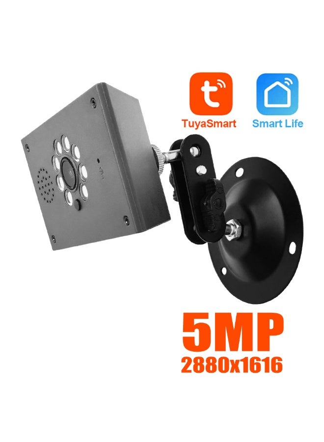 5MP Wifi Security Camera Wireless Mini Home Guard Wall Corner Mount Window Glass Night Vision Two Way Audio Motion Detect - Image 1
