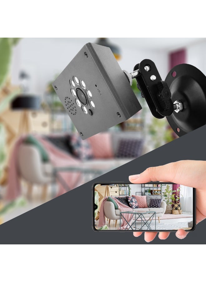 5MP Wifi Security Camera Wireless Mini Home Guard Wall Corner Mount Window Glass Night Vision Two Way Audio Motion Detect - Image 2