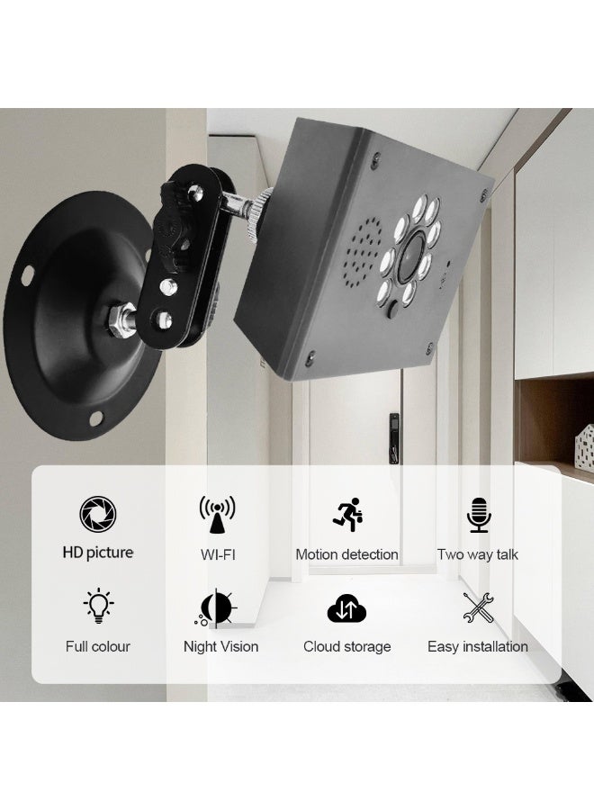 5MP Wifi Security Camera Wireless Mini Home Guard Wall Corner Mount Window Glass Night Vision Two Way Audio Motion Detect - Image 3