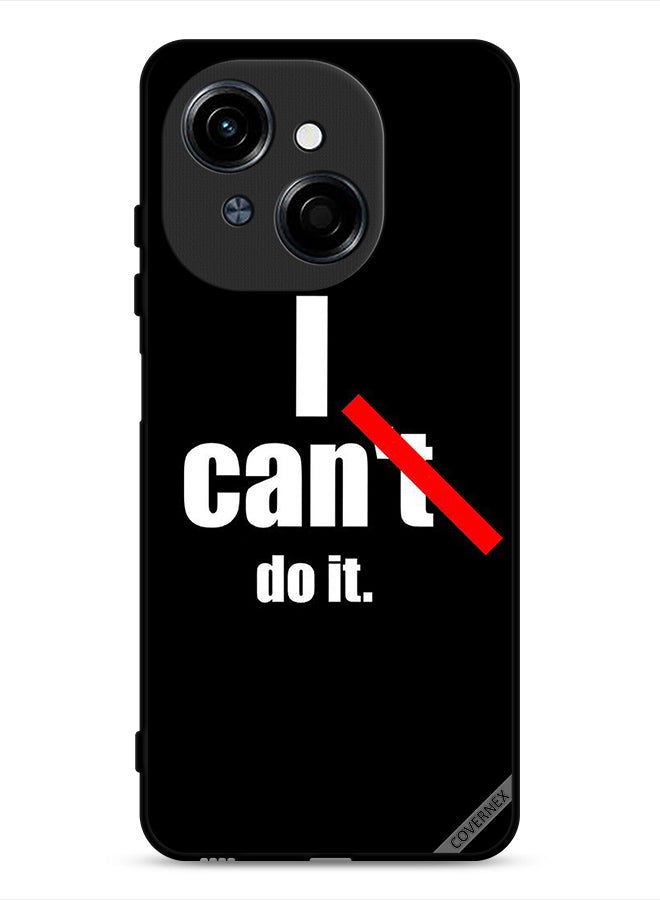 Covernex Tecno Spark Go 1 4G Protective Case Cover I Can Do It - Image 1