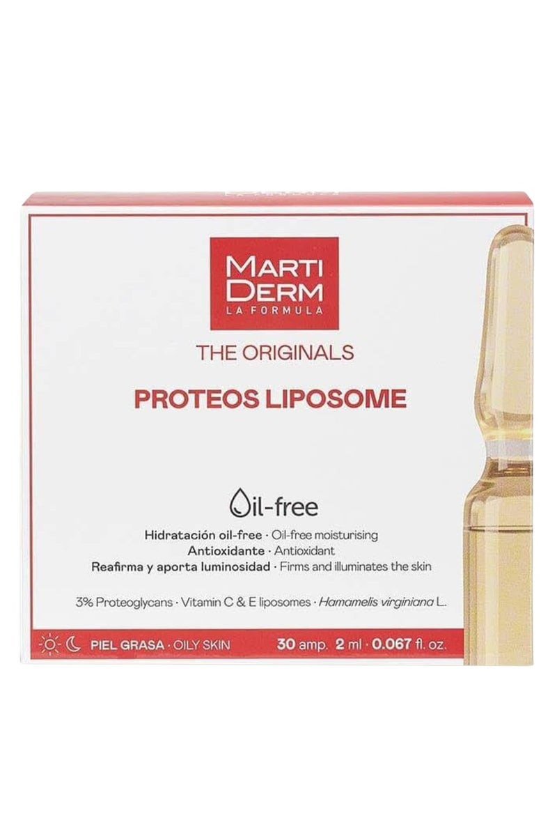 Martiderm The Originals Proteos Liposome Ampoules for Oily or Sensitive Skin 30units - Image 1