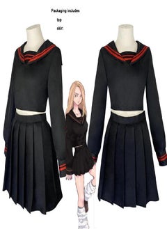 Tokyo Revengers Yuzuha Shiba Cosplay Costume-Takerlama Anime Women Dress +wig Skirt Suit School Uniform