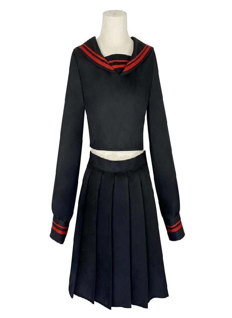 Eckek - Tokyo Revengers Yuzuha Shiba Cosplay Costume-Takerlama Anime Women Dress +wig Skirt Suit School Uniform - Image 1