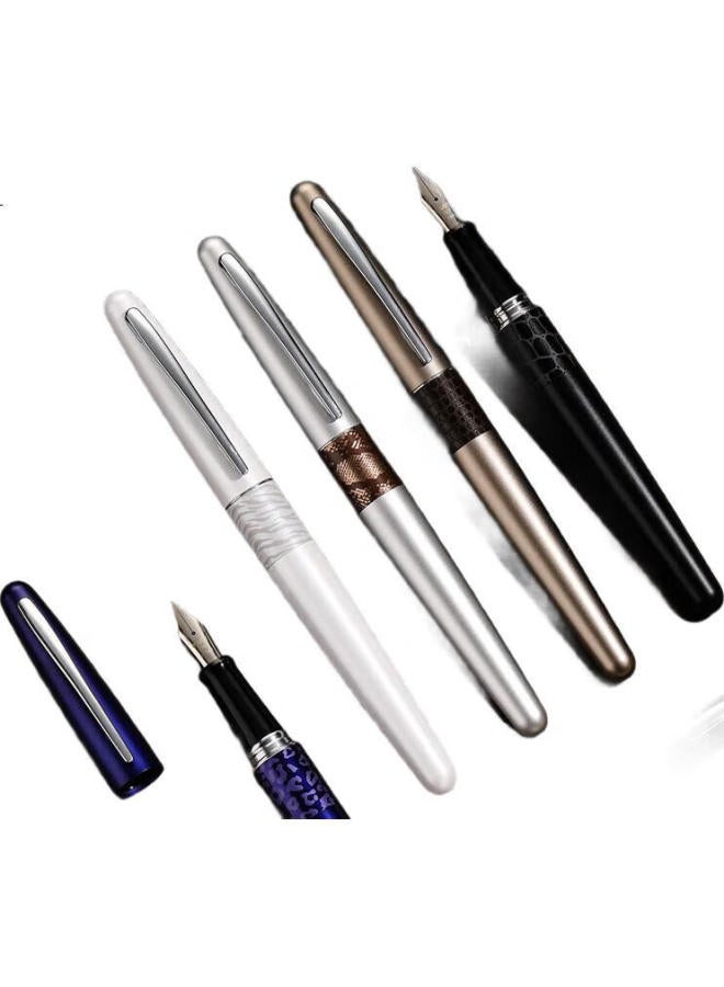 Pilot 88G Business Signature Pen Metal Pen Barrel Ink Pen Calligraphy Practice Student Gift Fountain Pen Fp-Mr2 Black Crocodile Pattern M Nib - Image 3
