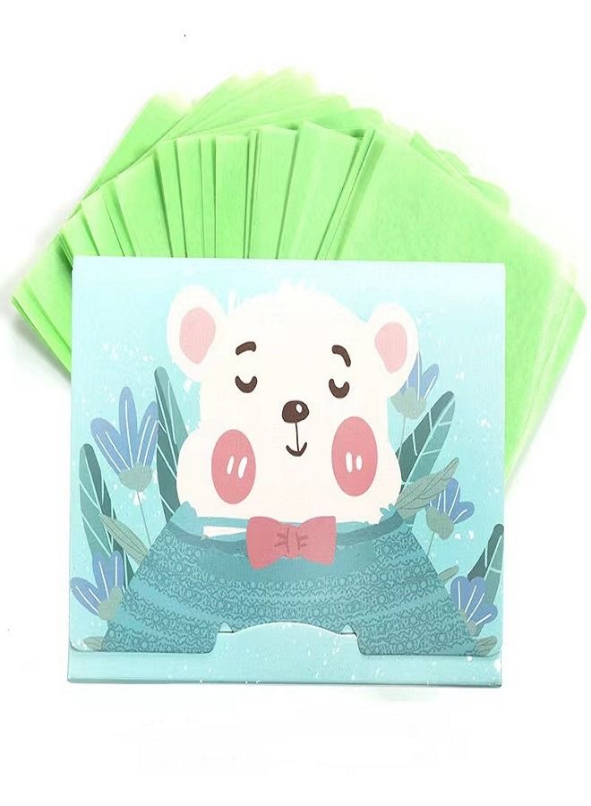 100 pieces of facial cleaning paper for men and women - Image 1