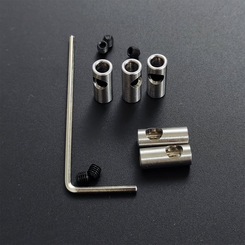Motor Shaft Adapter Sleeve 5pcs RC Gear Reducer 17mm to 5mm Conversion Kit For Simulation Remote Control Climbing Car Accessories - Image 1