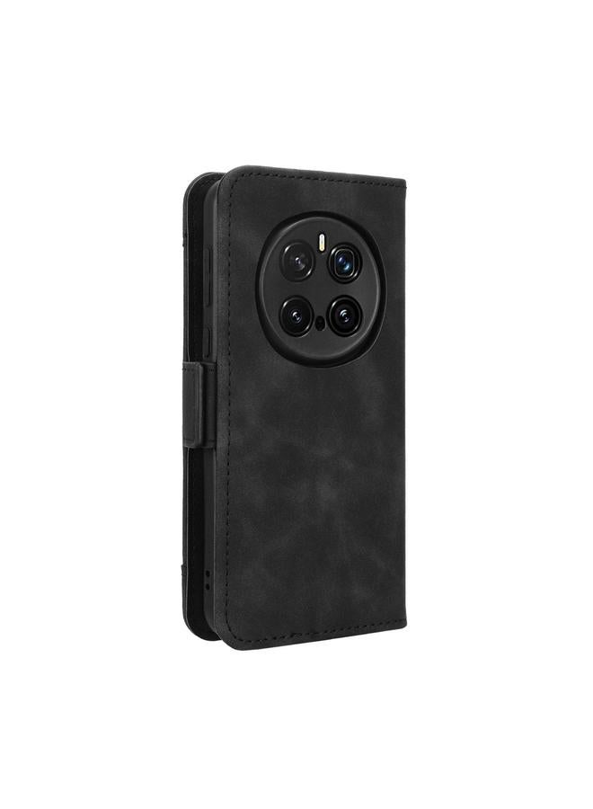 Zaboon Case For Honor Magic7 Pro Skin Feel Calf Texture Card Slots Leather Phone Case - Image 3