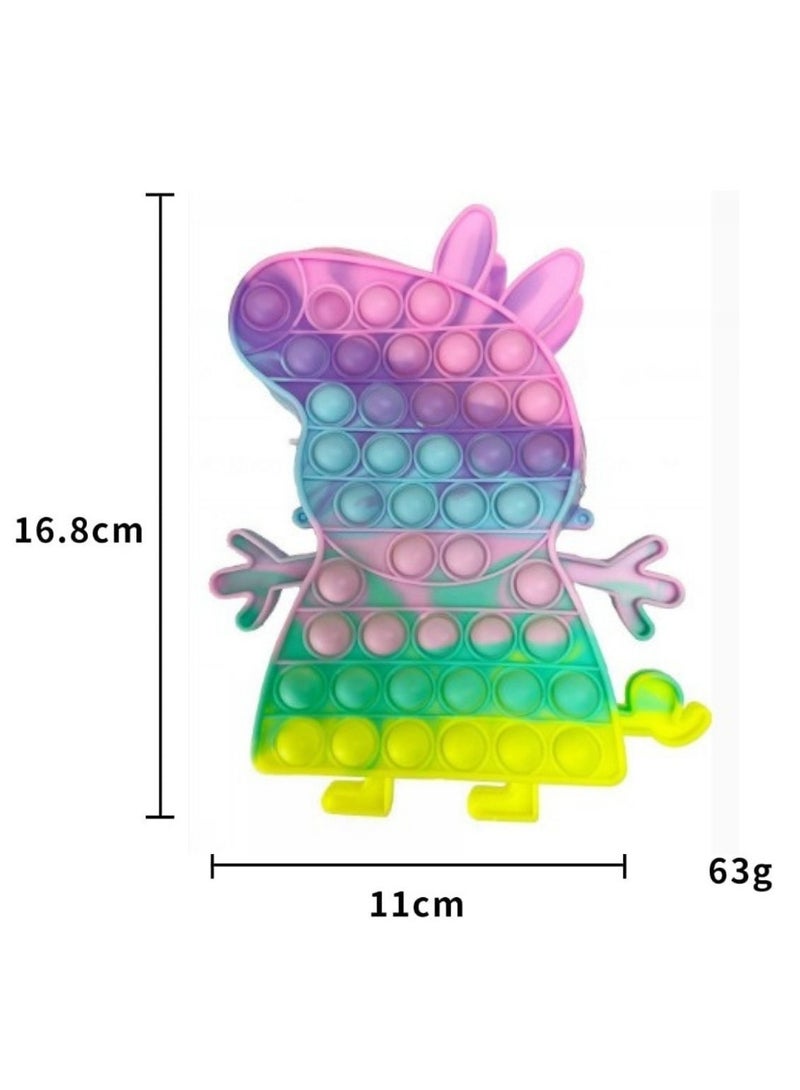 Prime by javaudan Pop It Cute Kawaii Fidget Sensory Educational Relieve Anti Stress Adult Kid Holiday Silicone Toy Gift Crossbody Toy Bag For Kids - Image 2