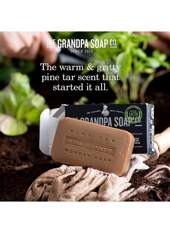 GRANDPA'S Soap Pine Tar 4.25 oz (Pack of 4)  - Image 4