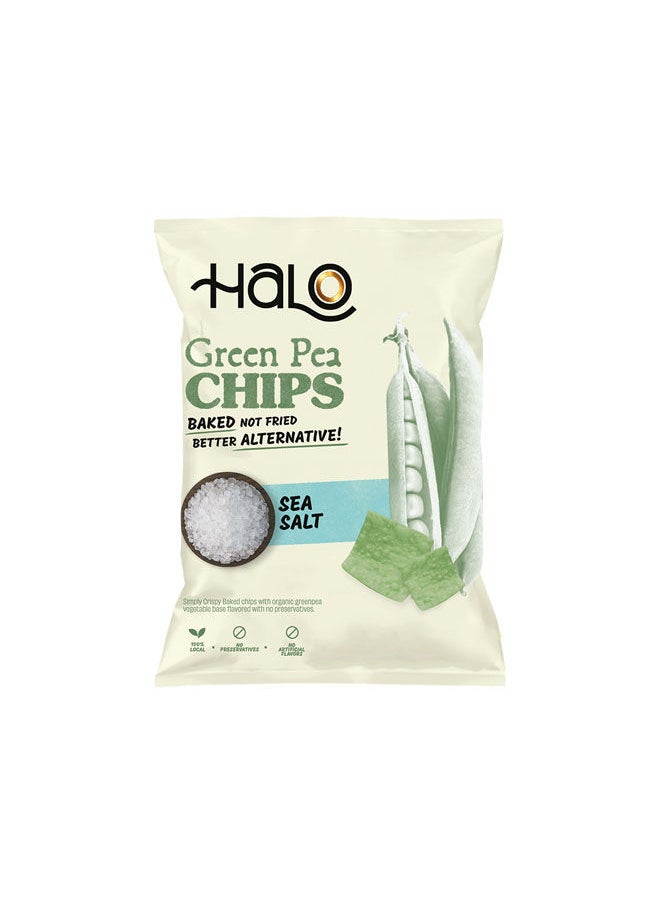 Halo Green Pea Chips Salt And Paper 50 grams 