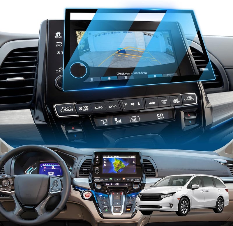 LFOTPP Tempered Glass Screen Protector for 2018 Honda Odyssey 8 Inch Navigation - Image 1
