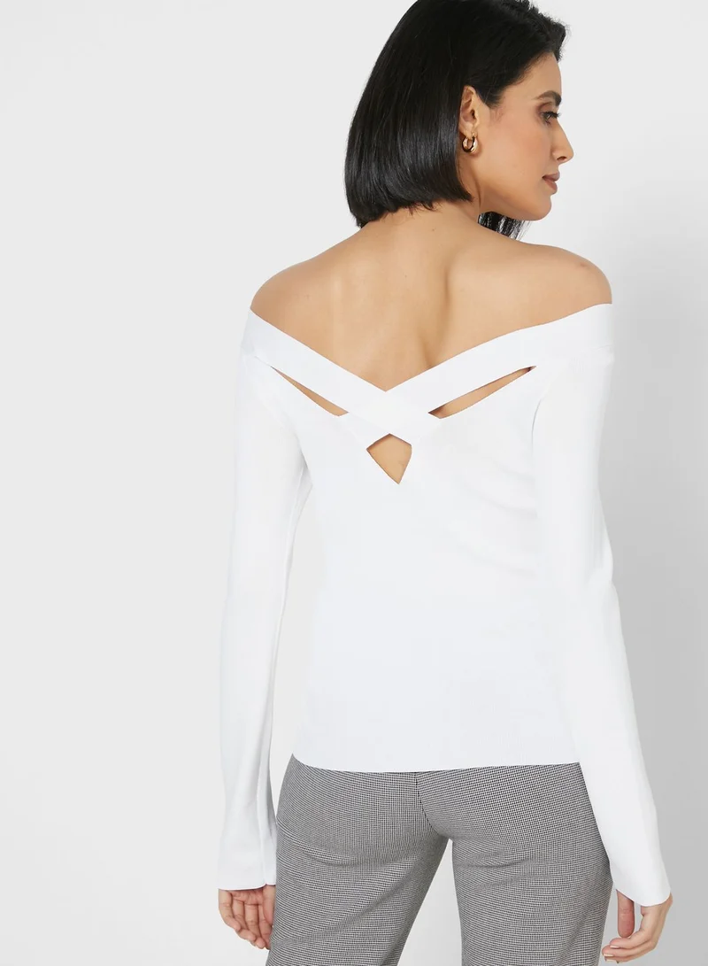 ELLA Off Shoulder Sweater