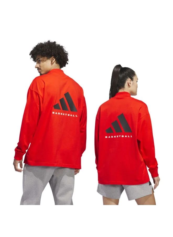 Adidas adidas ONE BB L/S TEE Red Originals Unisex T-SHIRTS