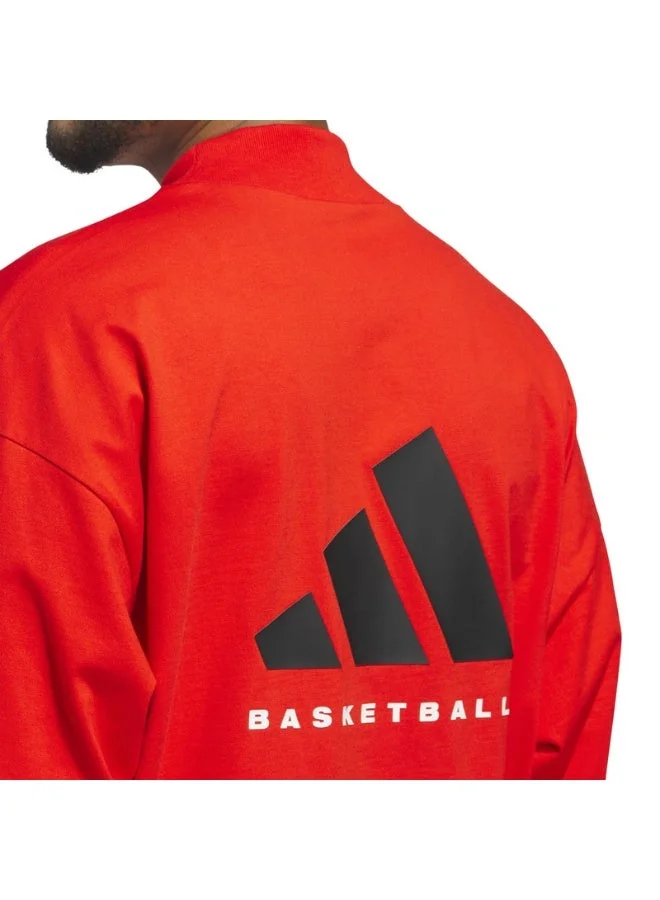 Adidas Red ONE BB L/S TEE Red Originals Unisex T-SHIRTS  | Best Price UAE