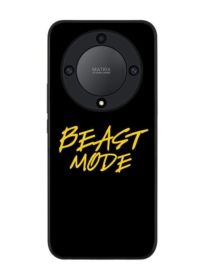 Stylizedd Rugged Black edge case for Honor X9a 5G Slim fit Soft Case Flexible Rubber Edges Anti Drop TPU Gel Thin Cover -  Beast Mode - Image 1