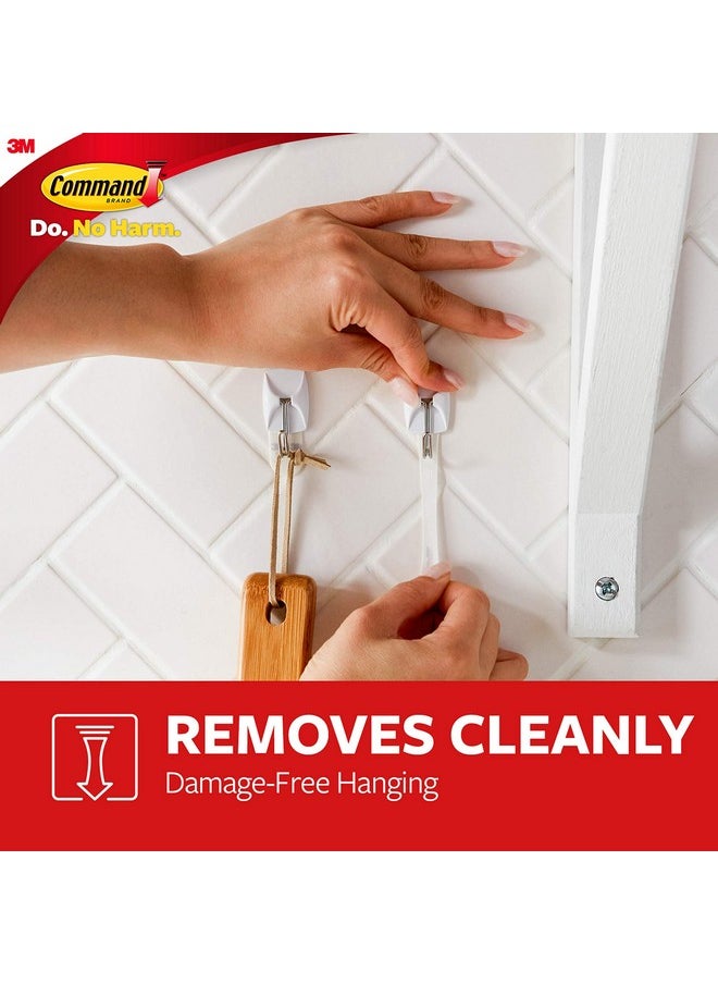 Command Command Small Wire Toggle Hooks, 16 Hooks and 24 Command Strips, Damage Free Hanging Wall Hooks with Adhesive Strips, Adhesive Hooks for Hanging Christmas Decorations, Holds up to 0.5 lb  - Image 5