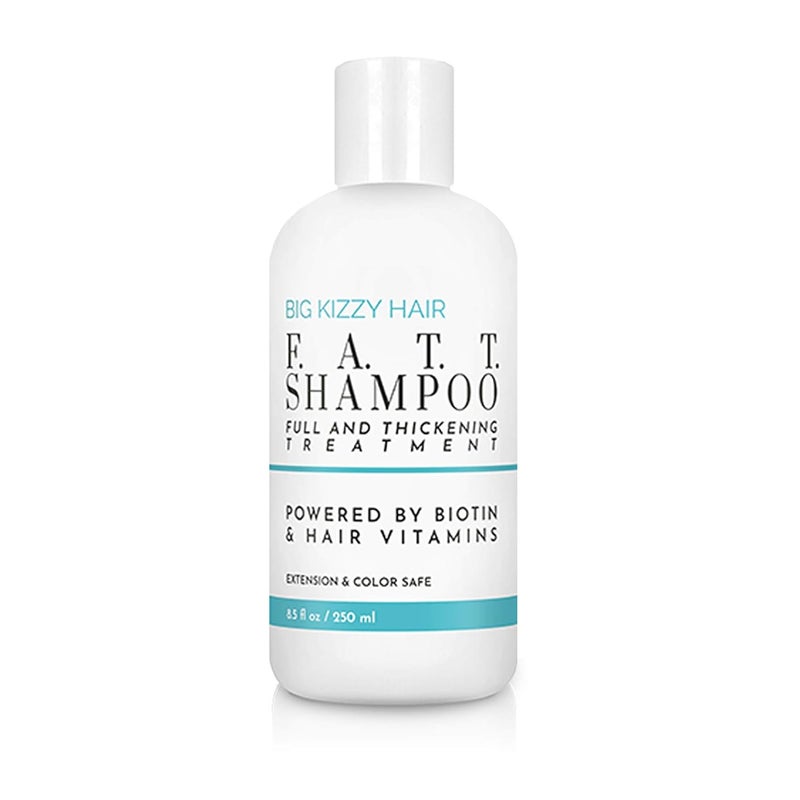 Big Kizzy Big Kizzy FATT Thickening Biotin Shampoo  Formulated for Extensions  Thin Hair  Sulfate  Paraben Free  Keratin  Color Safe Volumizing Shampoo 85oz