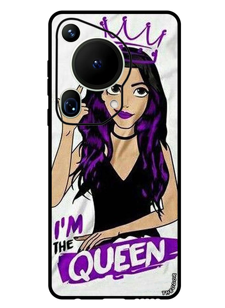 Theodor Protective Case Anti Scratch Shock Proof Bumper Cover For Huawei Pura 70 Ultra I Am Queen - Image 1