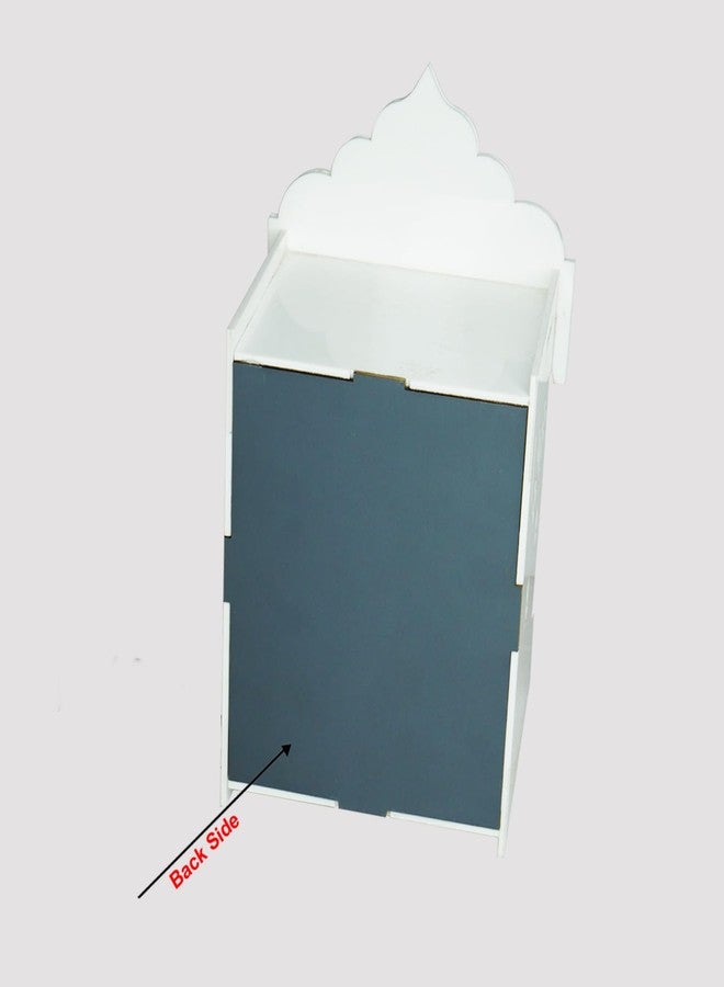 StarLaser معبد صغير مصنوع يدويًا من الأكريليك من ستار ليزر مع إضاءة، مناسب لغرف الصلاة الصغيرة، يُعلق على الحائط، ديكور منزلي ومكتبي (10 × 5.5 بوصة) - Image 5