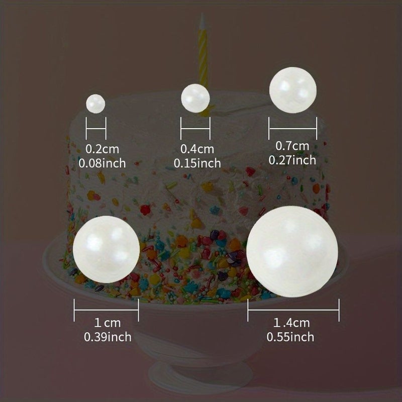 Bright Golden Mix Pearl Cake Decorating Kit 95g for Baking Weddings - Image 4